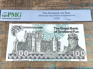 Tim Prusmack 100 Pounds Royal Bank of Scotland FUN 51/250 - Picture 1 of 2
