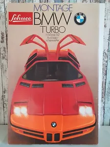 Schuco montaggio BMW Turbo kit elettrico modello veicolo W Germany 1:12 IMBALLO ORIGINALE anni 70 - Foto 1 di 20