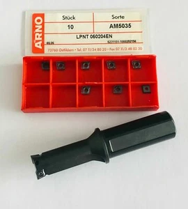 ARNO SHARK-CUT® Rebore SCR1707R02-0038G-05+10 pcs. LPNT050204EN AM5035 NEW - Picture 1 of 5