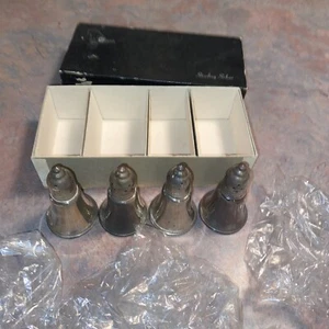 Vintage Duchin Creation Sterling Silver Weighted Salt & Pepper Shakers X4 Pieces - Picture 1 of 7