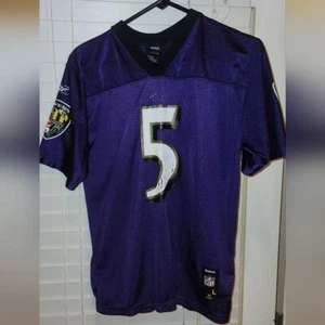 reebok JOE FLACCO #5 baltimore ravens jersey youth LARGE 14/16 - Picture 1 of 12