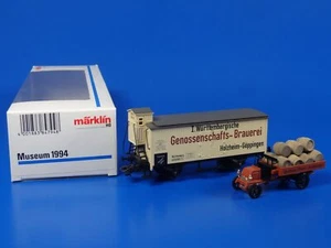 MARKLIN H0 - MUSEUM 1994 - FREIGHT CAR - Holzheim-Göppingen / BOX - UNUSED - Picture 1 of 6