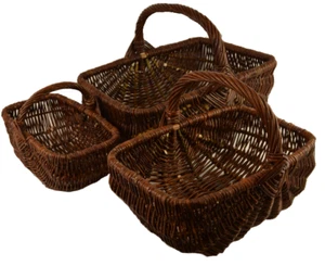 Einkaufskorb Blumenkorb Kartoffelkorb Erntekorb Pilzkorb Weide, n. Rattan WIKLER - Bild 1 von 4