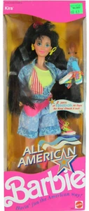 MUÑECA KIRA BARBIE "ALL AMERICAN" MATTEL VINTAGE 1990 con REEBOKS #9427 - SELLADA - Imagen 1 de 3