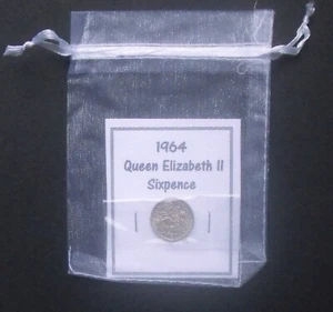 1966 59th birthday anniversary lucky Sixpence present card gift england winners - Bild 1 von 2