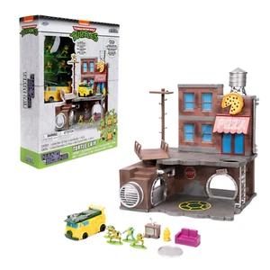 TEENAGE MUTANT NINJA TURTLES TURTLE LAIR DIORAMA SET VON JADA 34679 - Bild 1 von 6