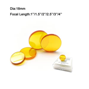 II-VI Znse Focus Lens Dia: 18mm FL:1" 1.5" 2" 2.5" 3" 4" 40W-150W - Picture 1 of 11