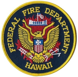 Hawaii Federal Fire Crash Rescue Department Patch --  USA - Picture 1 of 1