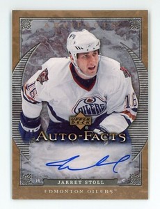 2007-08 Upper Deck Artifacts Auto-Facts #AF-JS Jarret Stoll