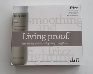 LIVING PROOF NO FRIZZ SHAMPOO, CONDITIONER, STYLING CREAM TRIO GIFT SET, NEW - Picture 1 of 17