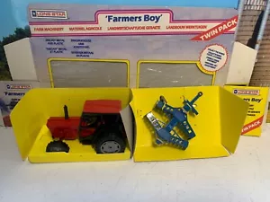 FARMERS.BOY.1:32.FARM.LONE STAR.VINTAGE.CASE 946 TRACTOR.DISC HARROW CULTIVATOR - Picture 1 of 15