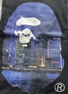 A Bathing Ape Hong Kong Store 2019 13 aniversario Big Ape Head T- Vintage Bape - Imagen 1 de 7