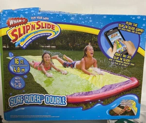 Wham-O Slip 'N Slide Surf Rider Double Sliding Lanes 16ft - Picture 1 of 2