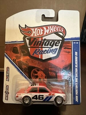 Hot Wheels Vintage Racing 🏁JOHN MORTON’s BRE DATSUN 510 #46 BLUEBIRD- R/Riders - Image 1 of 4
