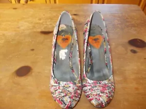 Rocket Dog womens High Heels Floral Flowers court shoes UK 5 EU 38 - Picture 1 of 4