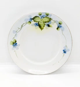 Nippon Crown Stamped Early 1900's Hand Painted Flowered 5.5" Inch Saucer - Picture 1 of 4