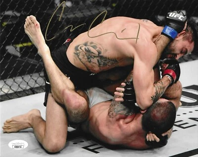 Foto autografiada de Carlos Condit de 8x10 certificado de autenticidad JSA firmado por UFC brazalete asesino natural Foto 1 de 2