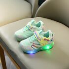 Kids Girls Children LED Trainers Net Shoes Flashing Light Up Sneakers