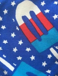 NWT LuLaRoe Kids' S/M AMERICANA July 4 BLUE Patriotic POPSICLE Leggings UNICORN - Picture 1 of 3