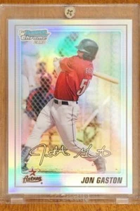 2010 Bowman Chrome Prospects Baseball Card Refractor /777 Jon Gaston BCP8 Astros - Picture 1 of 2