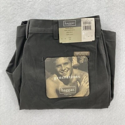 Haggar Generations Mens Size 34 Olive Green Classic American Twill Short NWT - Image 1 of 4