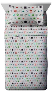 Minecraft Monsterjäger komplettes Blatt Set - 4 Stück Set super weich und gemütlich Ki... - Bild 1 von 7
