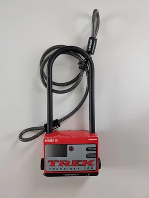 New Old Stock Kryptonite Trek Ali Baba LS Bicycle Bike U-lock w/ cable 87144 - Image 1 of 4