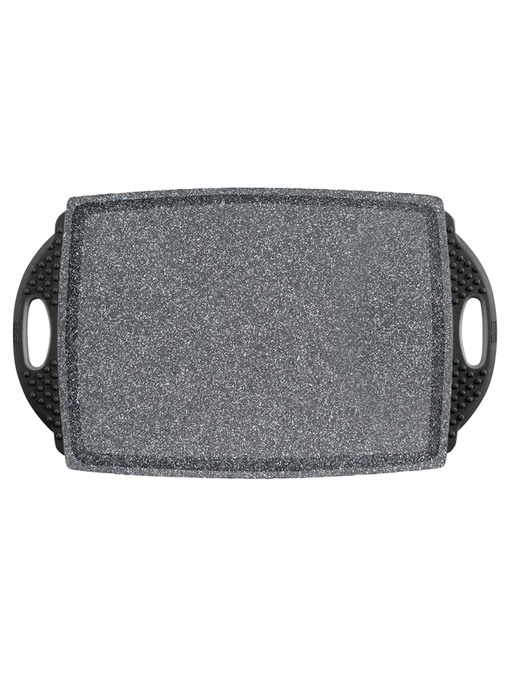 Tábua de corte de granito pesado com alças novas - 10 x 15 polegadas - Granito pesado... - Imagem 1 de 1