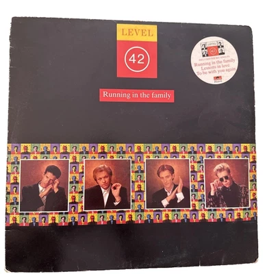 Level 42 Running In The Family LP 1987 Polydor POLH42 UK VG Townhouse K. Metcalf - Image 1 of 4