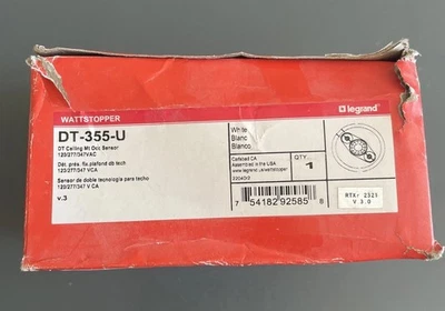 LEGRAND Wattstopper DT-355-U.  DT Ceiling Mount Occupancy Sensor White USA - Image 1 of 4