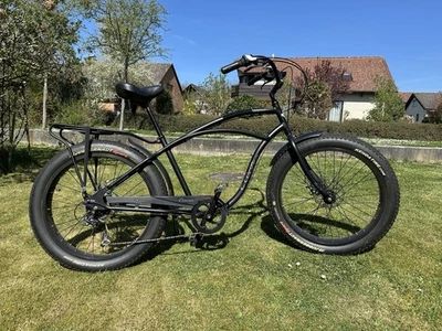 Electra Cruiser 527503 Lux 7D Fat Tire Herren Fahrrad - Schwarz - Bild 1 von 4