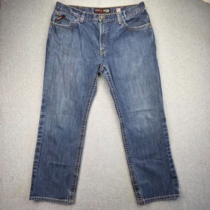 Ariat Jeans Herren 40x32 M4 FR Low Rise Bootcut Stretch Work Western Denim passt 39 - Bild 1 von 22