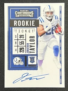 2020 Panini Contenders Jonathan Taylor Rookie Ticket Variation Auto - Bild 1 von 3