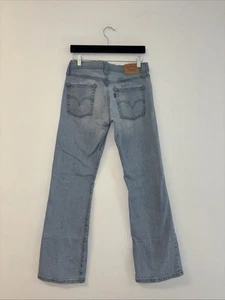 Levi's 513 Slouch Boot Cut Y2K Jeans Women's Size 5 26 JR Stretch Blue 90s Flare - Picture 1 of 8