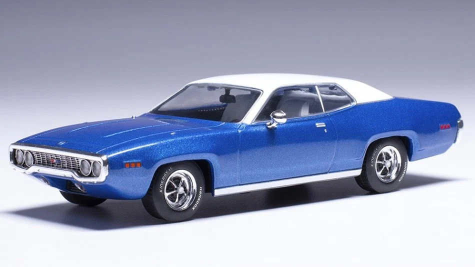PLYMOUTH SATELLITE SEBRING PLUS 1971 BLUE/WHITE 1:43 - Immagine 1 di 1
