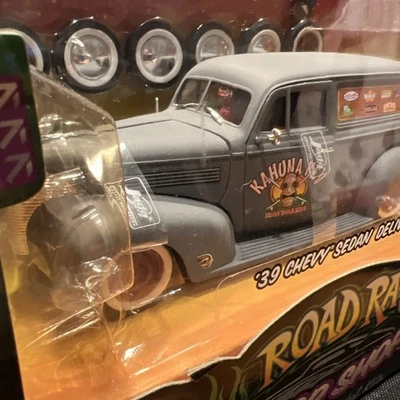 Jada Toys Road Rats Chop Shop 1939 Chevy Sedán Entrega 1:24 Metal Rat Rod Foto 1 de 4