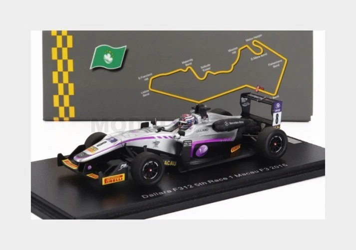 Spark-Model SA254 Dallara - F312 N 8 5Th Macau F3 Race 1 2016 George Russell - S - Image 1 of 2