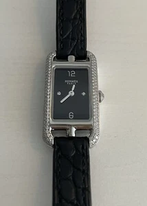 Hermes Nantucket Serti Joaillier Ladies Watch Retail $8450 - Picture 1 of 8