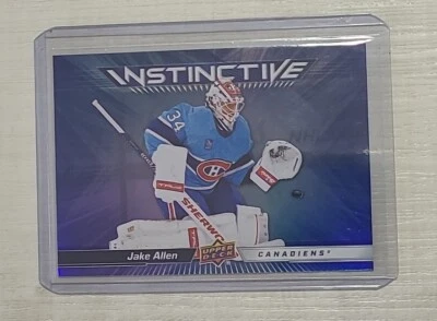 2023-24 UD Upper Deck Series 2 Instinctive - IN-18 Jake Allen, Montreal Canadien - Image 1 of 2