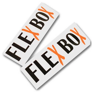 Flex Dose Moto Gp Stil Sponsor Motorrad Auto Rennen Grafik Sticker X 2 - Picture 1 of 2