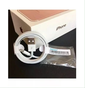 2x 100% Genuine Official Apple Foxconn USB Charging Cable iPhone 7 Plus + - Picture 1 of 5