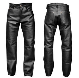 Leather Black Size XL Pants for Men for sale | eBay