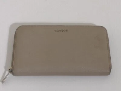 Leather Wallet By Oroton Wristlet Beige 20 cm - Image 1 of 4