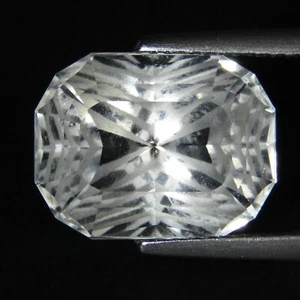 Impresionante piedra preciosa suelta Brasil corte mágico radiante topacio blanco natural de 9,94 quilates - Imagen 1 de 4