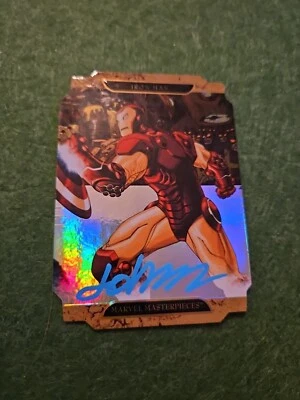 2008 Marvel Masterpieces Set 2 Artist Signed Movie Die-Cut #C Iron Man 🔥🔥🔥 - Image 1 of 2