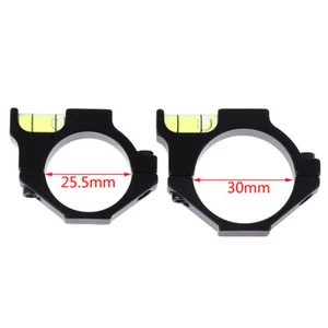 25.4mm 30mm Ring Bubble Level Balance Pipe Clamp Bracket for Scope HuntingJ^QU - Bild 1 von 14