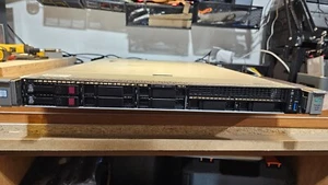 HP Proliant DL360 G9 w 8 Trays 128Gb RAM 2x12c CPU 1x80GbSSD/3x900GbSAS Proxmox - Picture 1 of 5