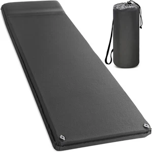Self-Inflating Memory Foam Camping Pad – Ultra Thick Sleeping Mat for Outdoors - Picture 1 of 9