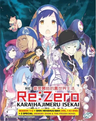 Re:Zero Starting Life In Another World Season 1+2+Shin Henshuu-Ban(1-63End+2 SP) - Image 1 of 4