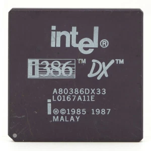 1PCE A80386DX33 Embedded Microprocessors - Picture 1 of 6